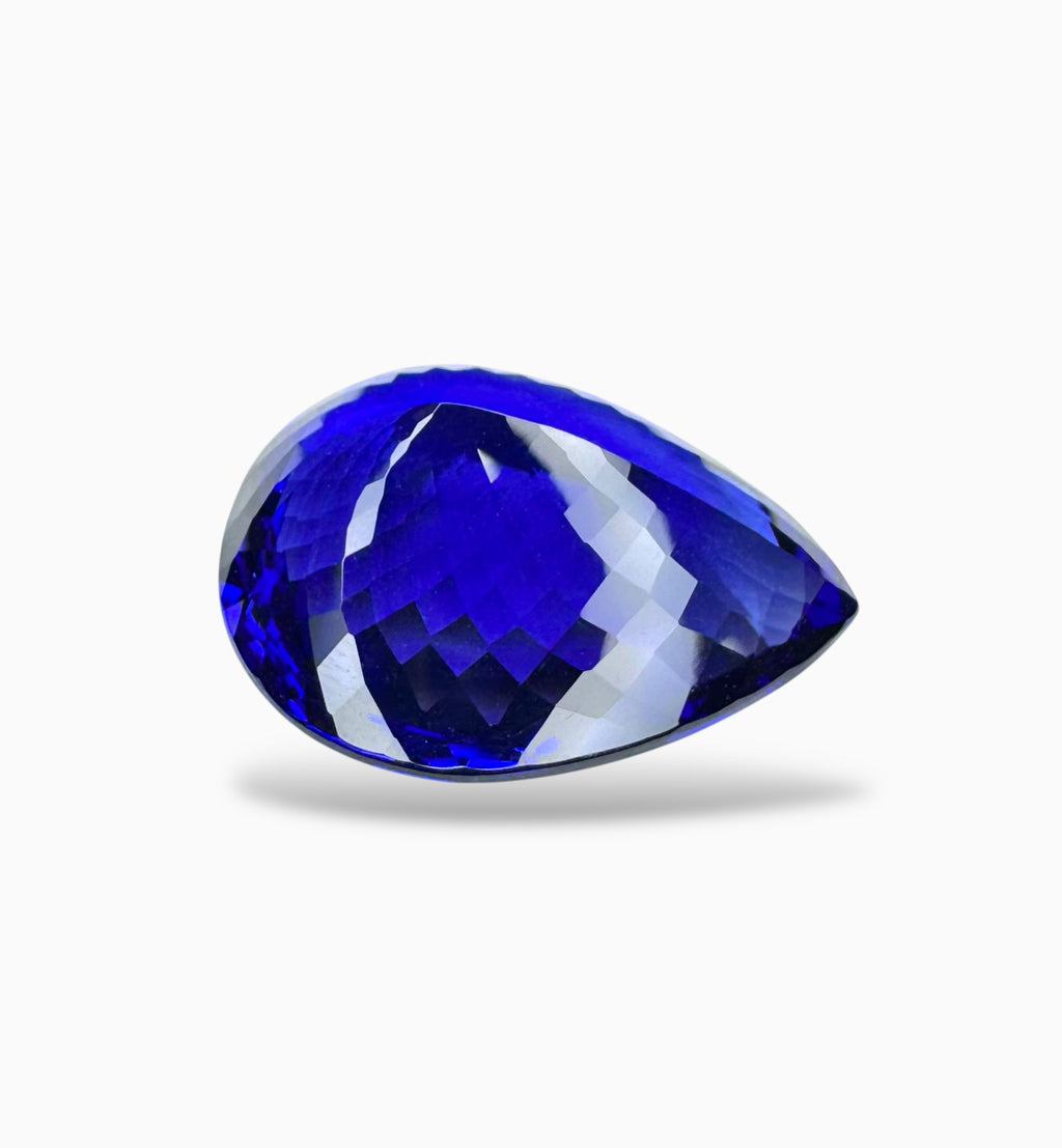 Natural Tanzanite Pear Stone 35.02 Carats 25 X 19.9 mm