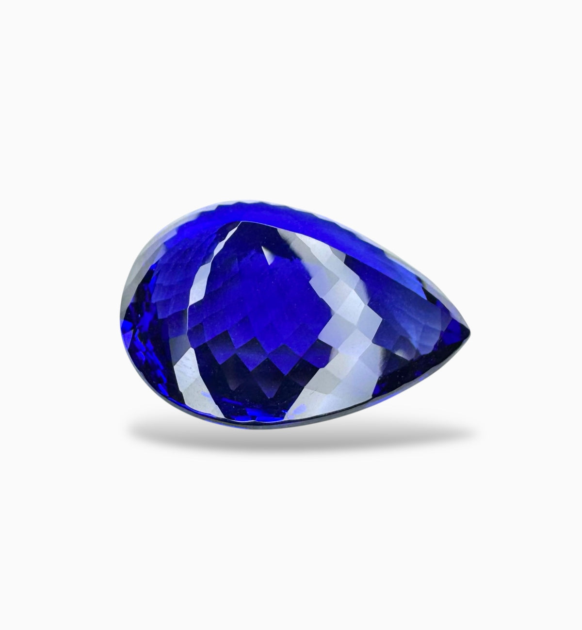 Natural Tanzanite Pear Stone 35.02 Carats 25 X 19.9 mm