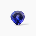 Natural Tanzanite Stone Heart Shaped Gemstone in 7.02 Carats