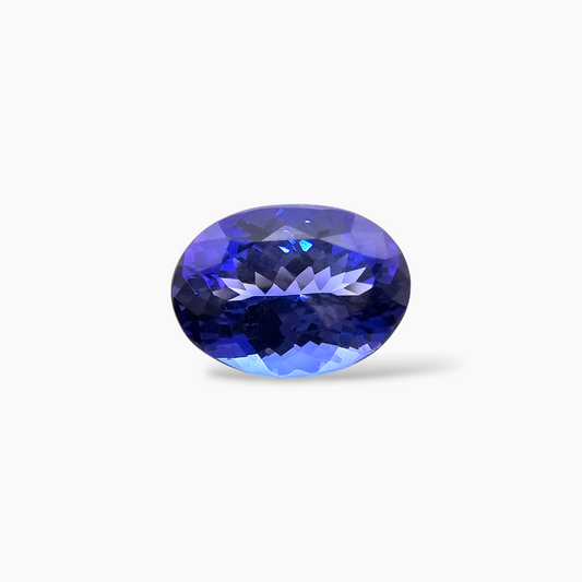 Natural Tanzanite Stone Oval 6.77 Carats in 14 by 10 MM for Sale