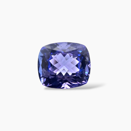 Natural Tanzanite Stone in Cushion Cut with 7.86 Carats Weight for Sale