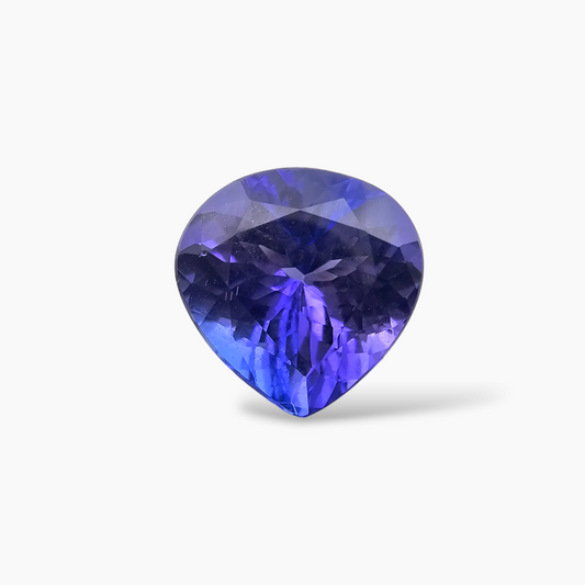 Natural Tanzanite Stone in Heart Shape with 5.02 Carats Weight for Sale