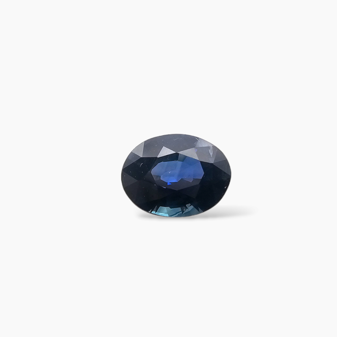 Natural Teal Sapphire Gemstone 1.36 Carats Oval Cut Shape
