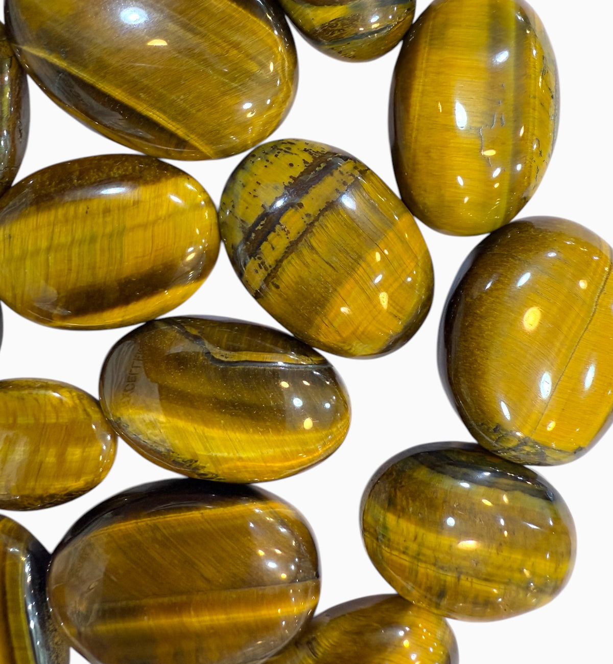 Natural Tiger Eye Stone Oval Cabochon Lot From 5 - 50 Carats