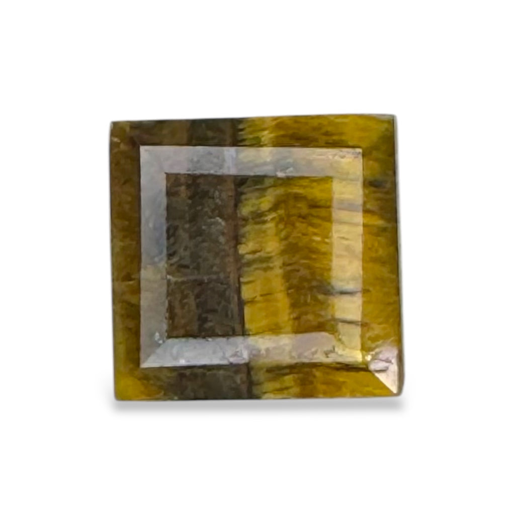 Natural Tiger Eye Stone Princess Cut 1.80 Carats 7.9 x 7.6 mm
