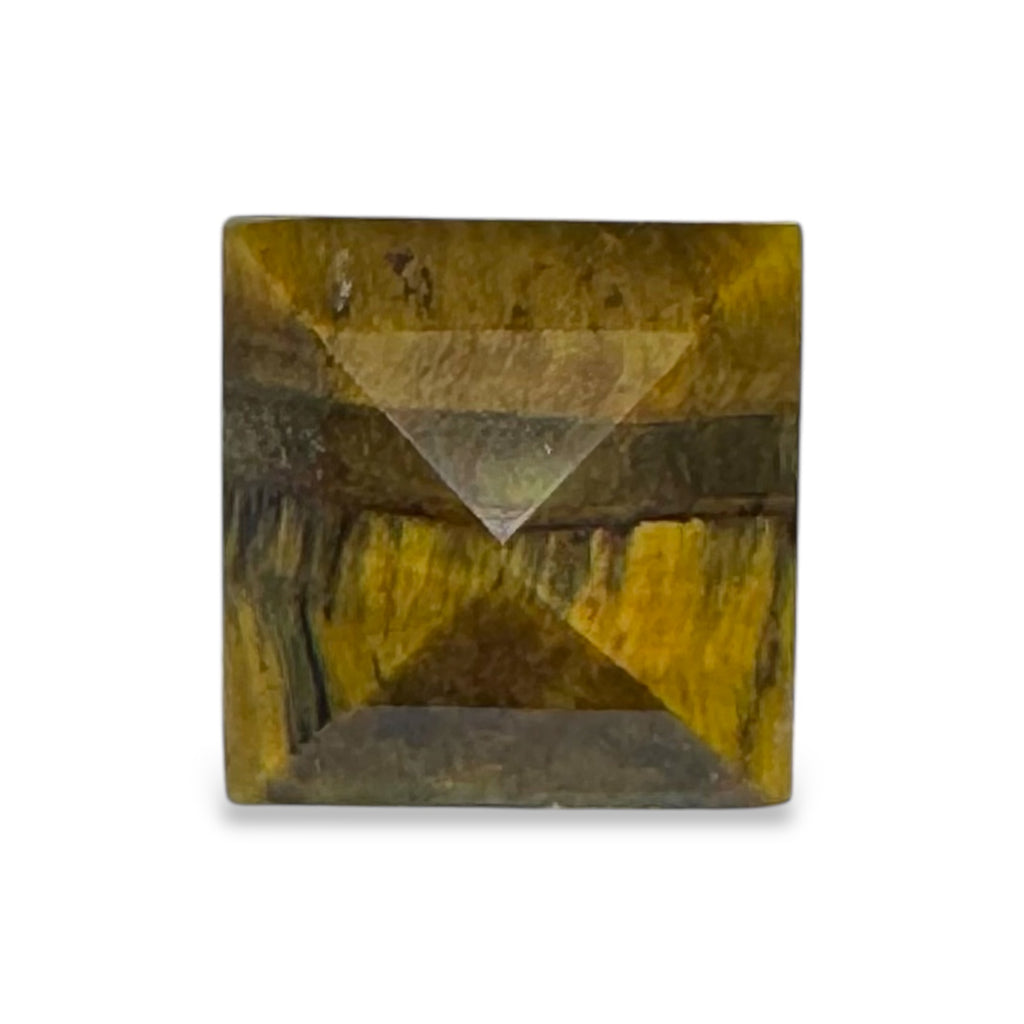 Natural Tiger Eye Stone Princess Cut 1.80 Carats 7.9 x 7.6 mm