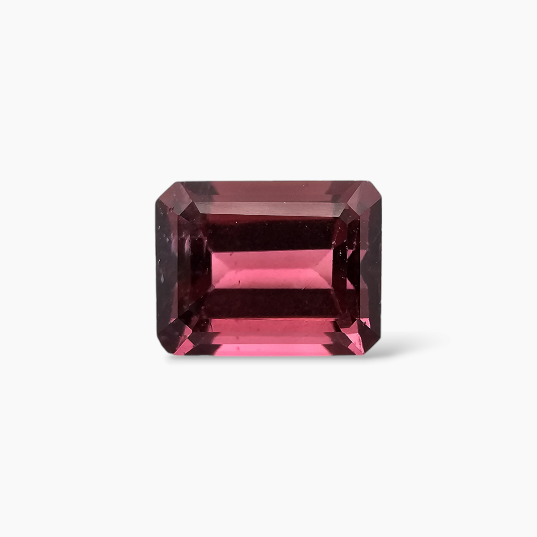 Natural Tourmaline Gemstone in 2.7 Carats with Emerald Cut Shape for Sale