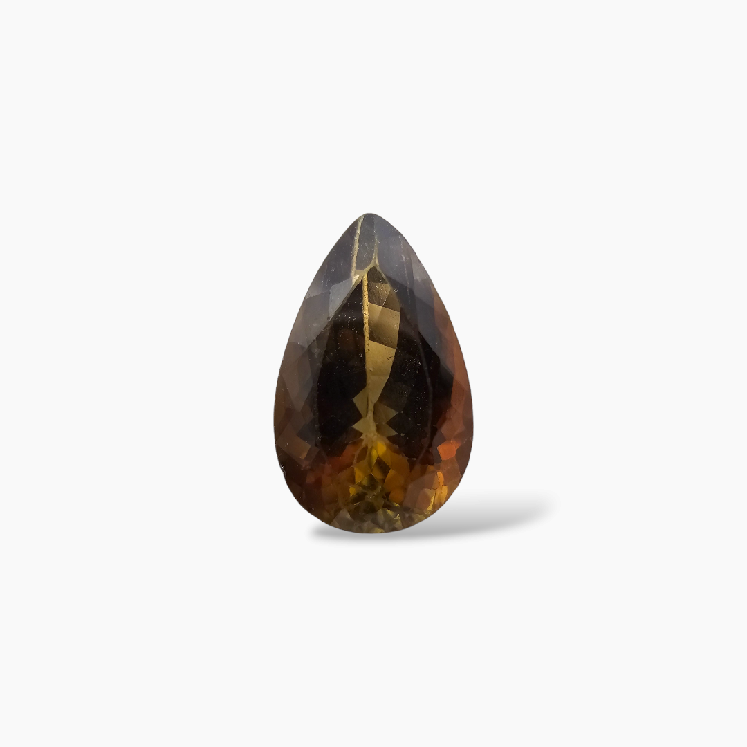 Natural Tourmaline in 3.16 Carats with Pear Cut From Africa for Sale