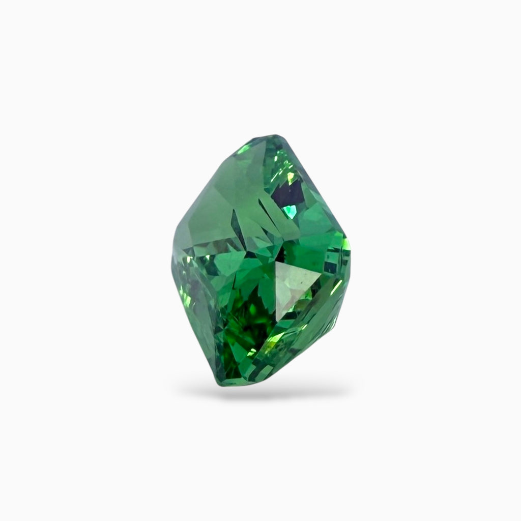 Natural Tsavorite Radiant Cut 2.53 Carats 9.38 x 6.27 x 4.58 mm Certified IDL