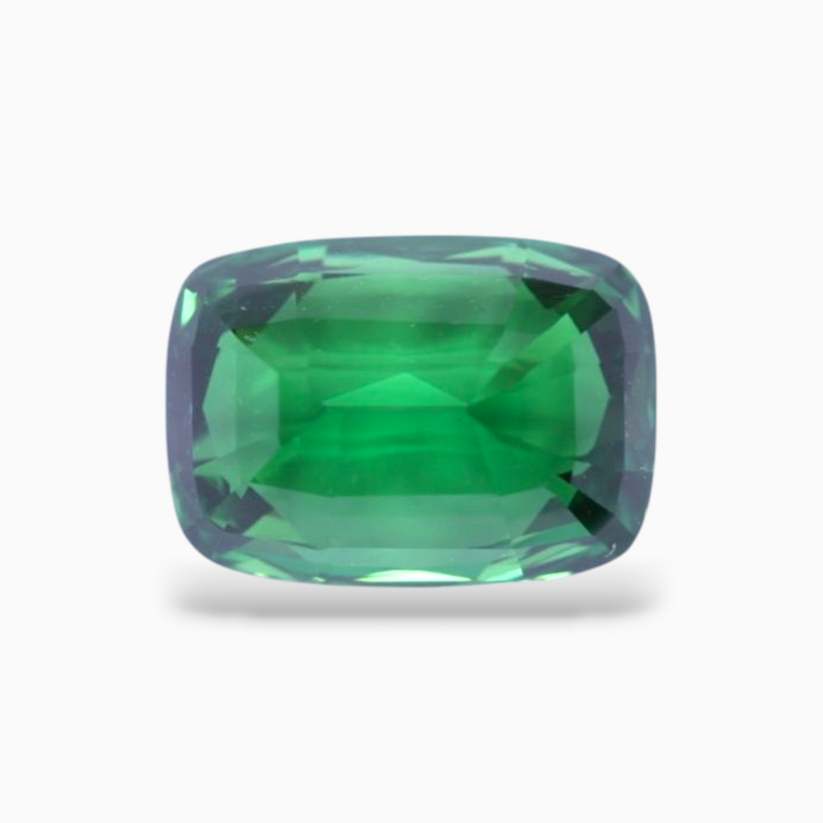 Natural Tsavorite Stone 4.06 Carats Cushion Shape 9.98x7.20x6.48mm Size Certified By IDL