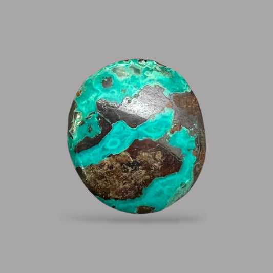 Natural Turquoise 27.91 Carats 22.3 x 20.1 x 8 mm in Oval