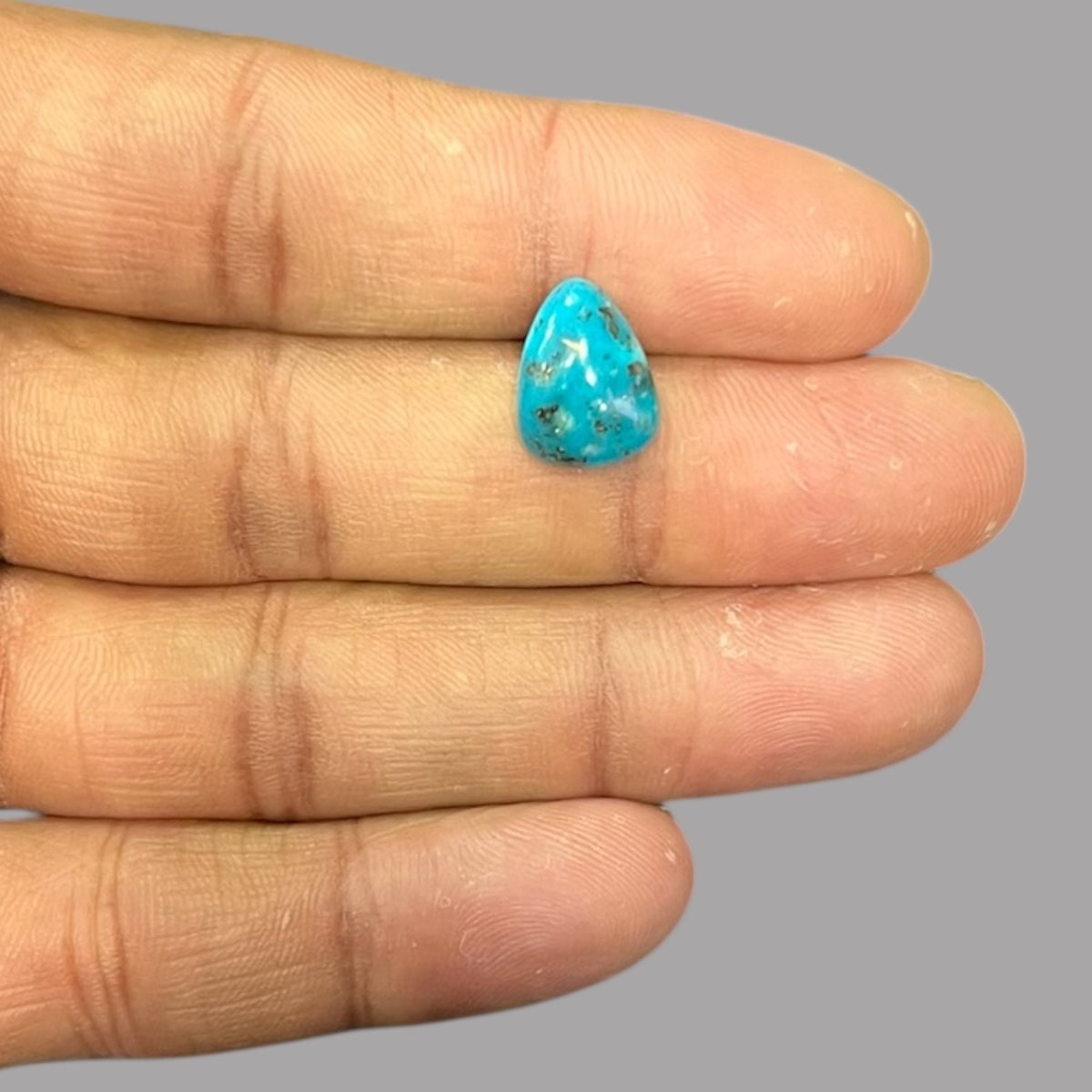 Natural Turquoise 4.39 Carats 13.2 x 10 x 4.6 mm in Pear