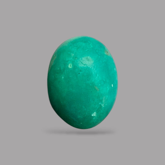 Natural Turquoise 6.58 Carats 13.9 x 10.5 x 7.1 mm in Oval