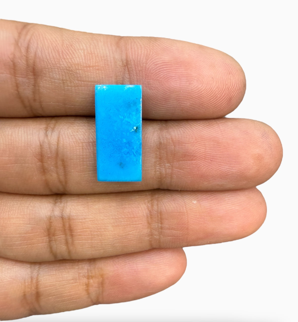 Natural Turquoise Baguette Cut 5.37 Carats (Feroza Rectangle Shape)