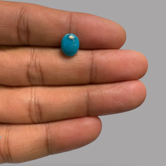 Natural Turquoise Oval Cabochon 10x8 mm 1.85 Carats