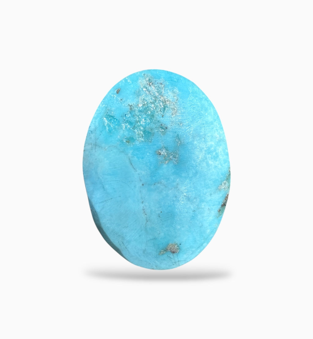 Natural Turquoise Oval Cabochon 27.48 Carats 24x17.5 mm Feroza
