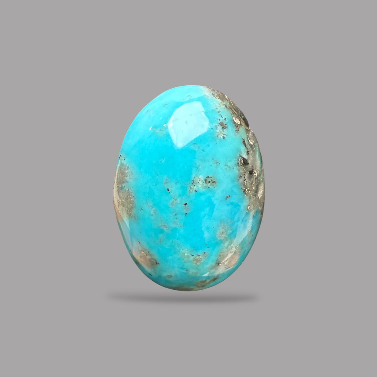 Natural Turquoise Oval Cabochon 32.58  Carats 24.38 x 17.25 x 12.84 mm