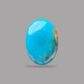 Natural Turquoise Oval Cabochon 47.61 Carats 30.72 x 21.49 x 10.44 mm