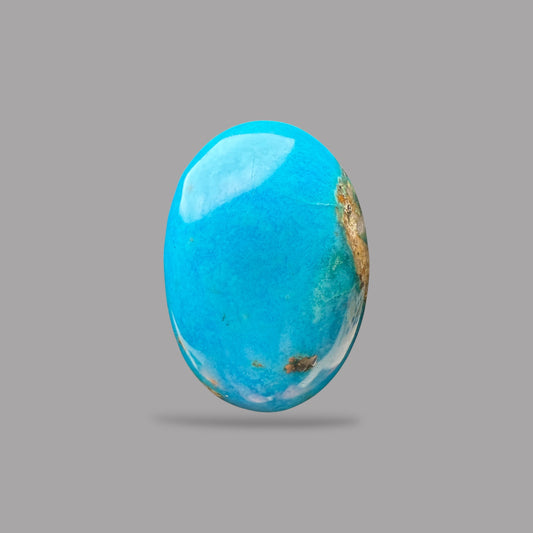 Natural Turquoise Oval Cabochon 47.61 Carats 30.72 x 21.49 x 10.44 mm