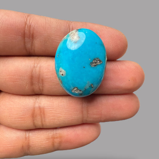 Natural Turquoise Oval Cabochon 50.00 Carats  28.39 x 21.33 x 13.68 mm