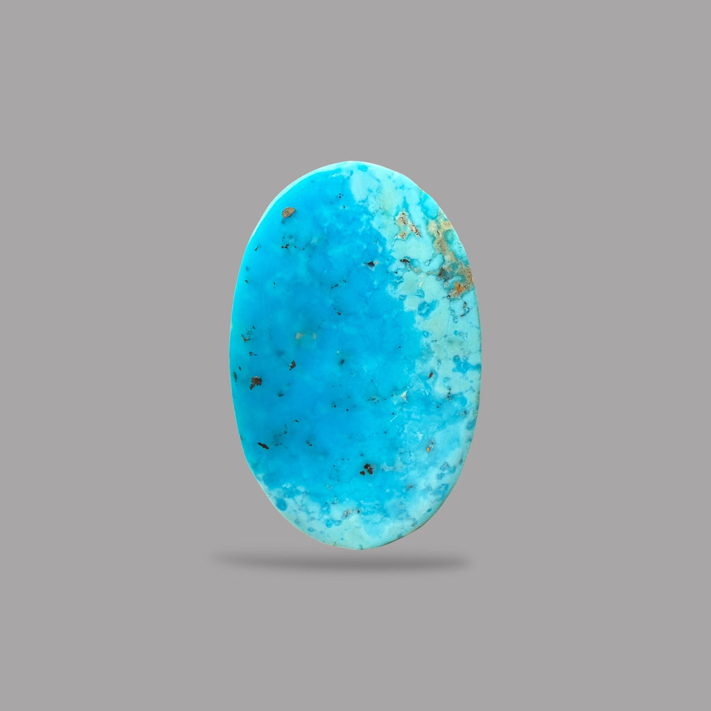 Natural Turquoise Oval Cabochon 50.24 Carats 34.80 x 21.95 x 9.03 mm