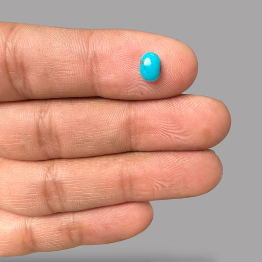 Natural Turquoise Oval Cabochon 5x7 mm 0.60 Carats