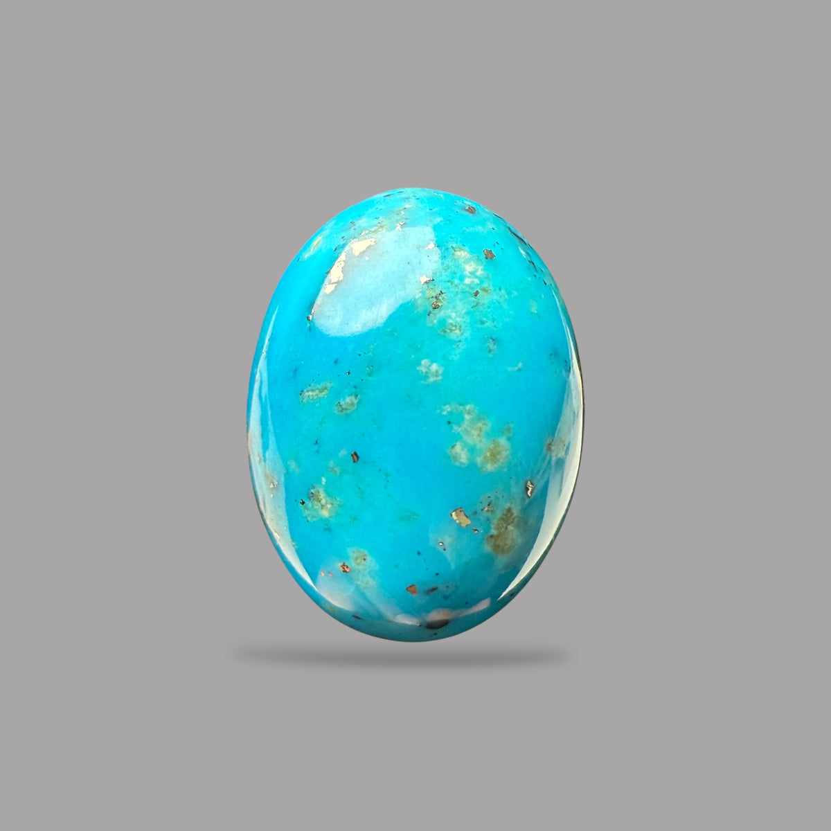Natural Turquoise Oval Cabochon 68.92  Carats 29.62 x 22.03 x 14.57 mm
