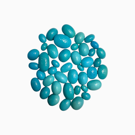 Natural Turquoise Oval Cabochon LightSkyBlue Lot From 3 Carats to 50 Carats Price per Carats