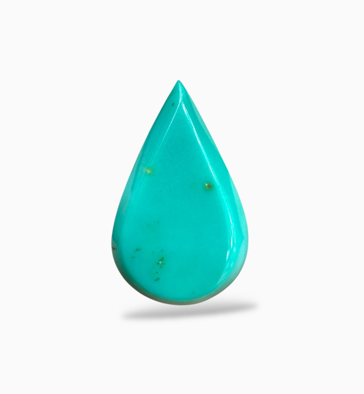 Natural Turquoise Pear Shape Stone 8.27 Carats 21x13 mm Origin Iran