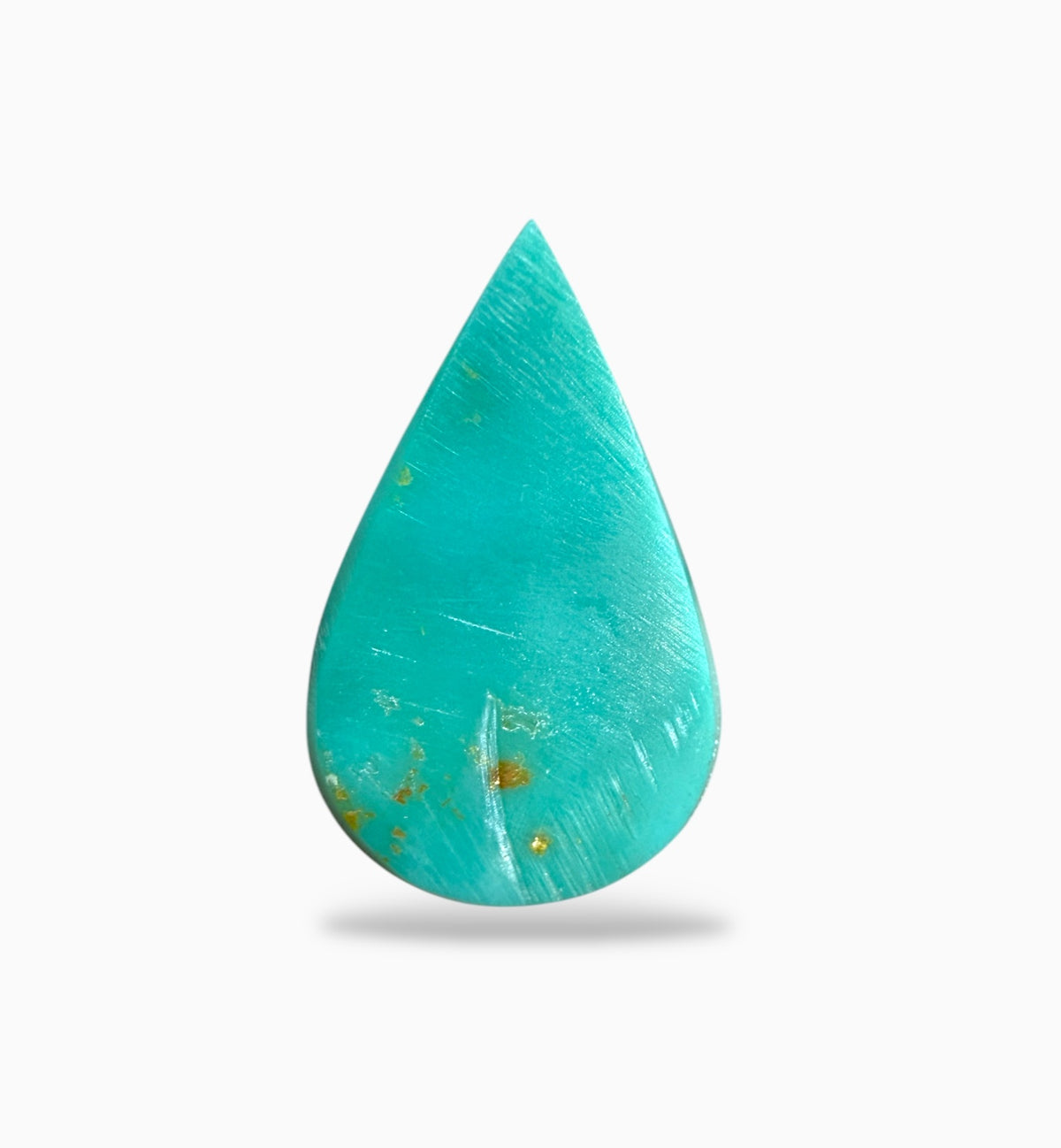 Natural Turquoise Pear Shape Stone 8.27 Carats 21x13 mm Origin Iran