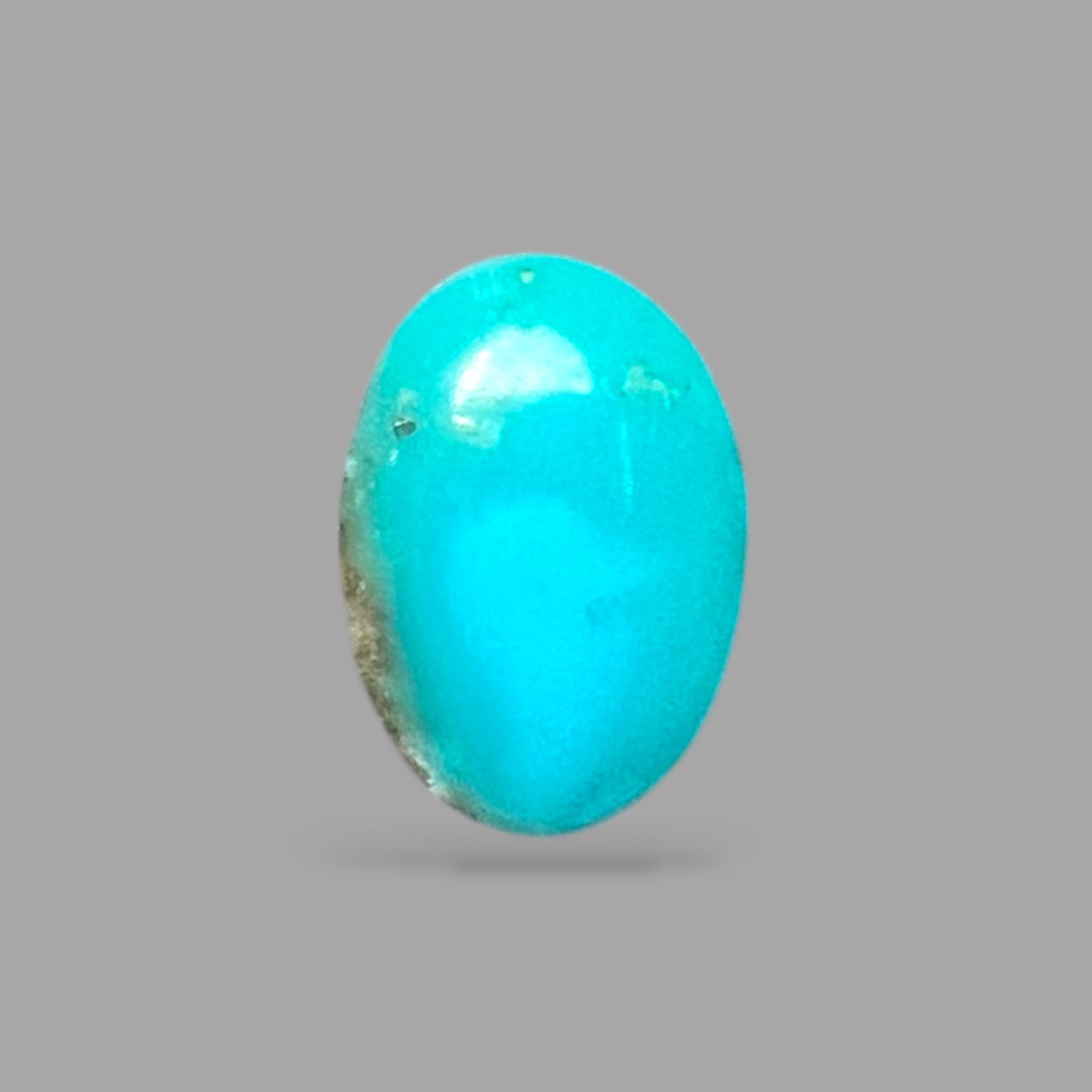 Natural Turquoise Stone 0.99 Carats 10.5 x 7.4 x 2.3 mm in Oval