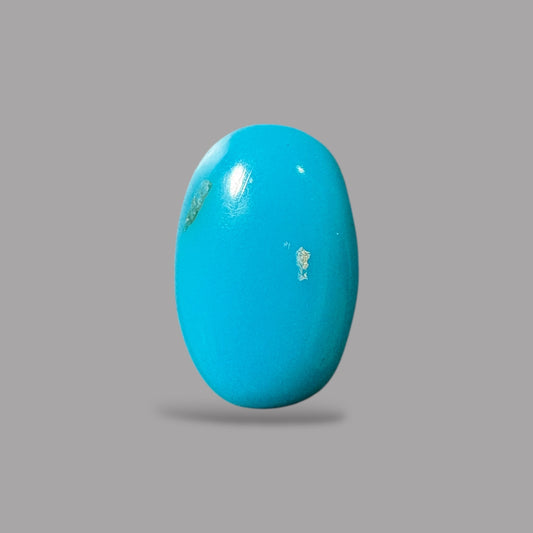 Natural Turquoise Stone 1.21 Carats 9.5 x 6.3 x 2.5 mm in Oval