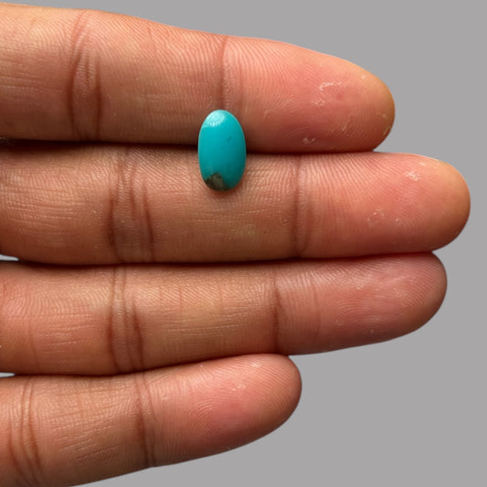 Natural Turquoise Stone 1.31 Carats 12 x 7 x 2.9 mm in Oval