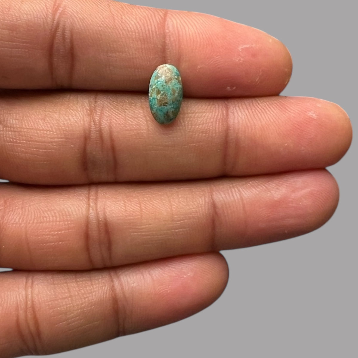 Natural Turquoise Stone 1.84 Carats 11.7 x 6.5 x 3.5 mm in Oval