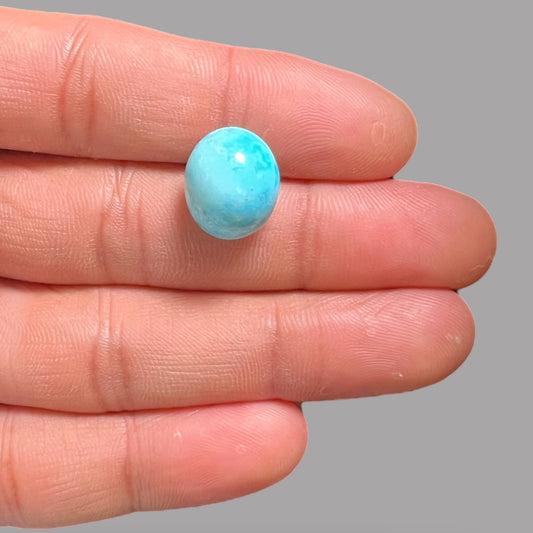 Natural Turquoise Stone 10.31 Carats 15 x 12.6 x 9 mm in Oval
