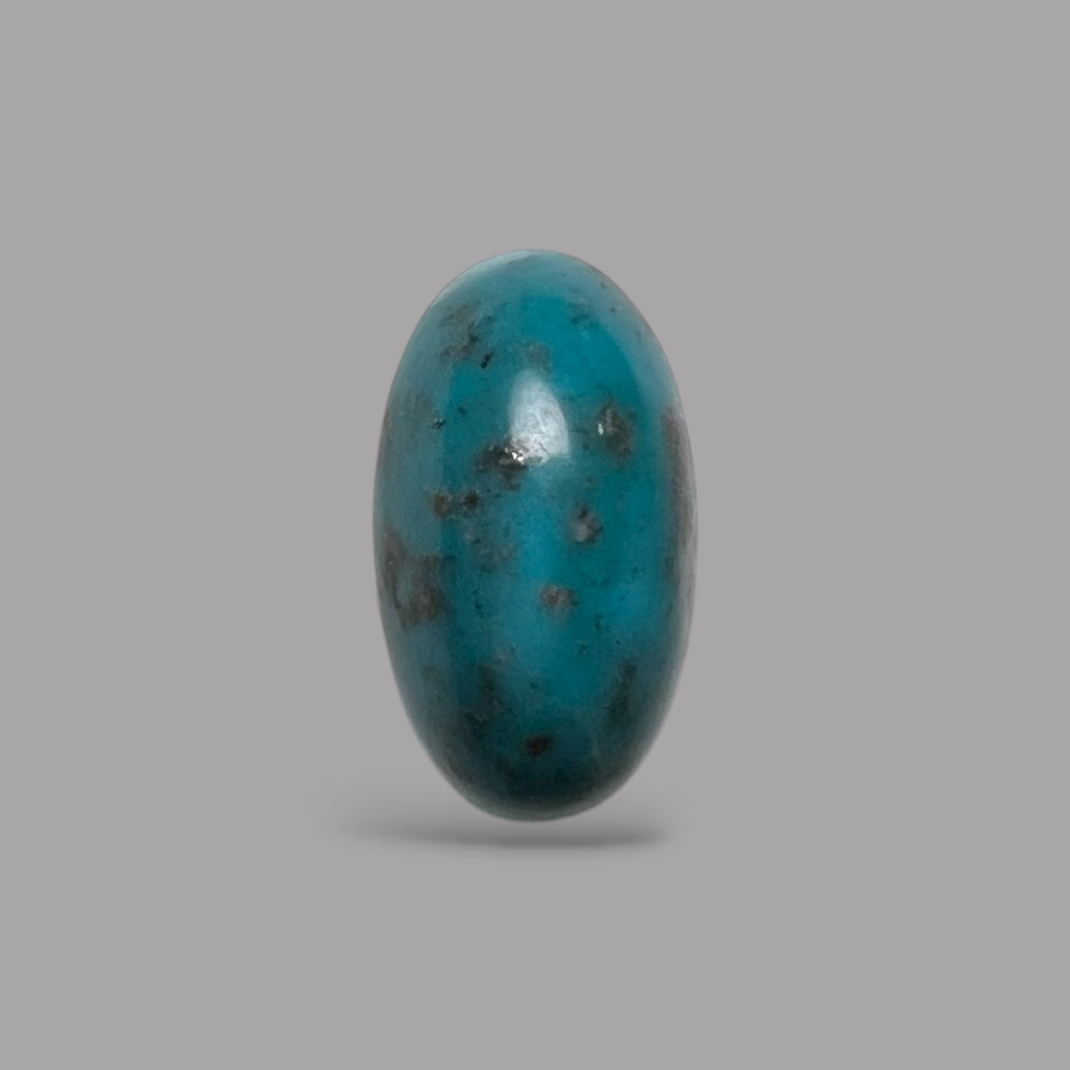 Natural Turquoise Stone 11.52 Carats 19.5 x 10.8 x 8.5 mm in Oval