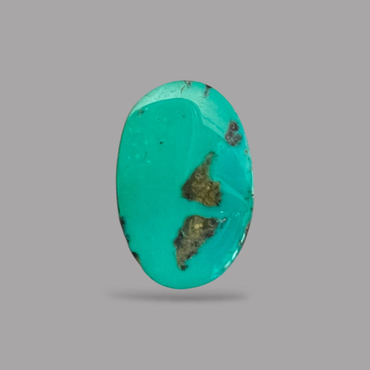 Natural Turquoise Stone 17.78 Carats 23.4 x 15.5 x 6.5 mm in Oval