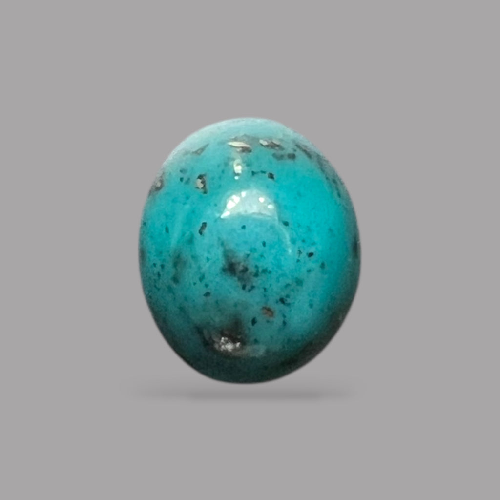 Natural Turquoise Stone 2.21 Carats 9.2 x 7.7 x 6 mm in Oval
