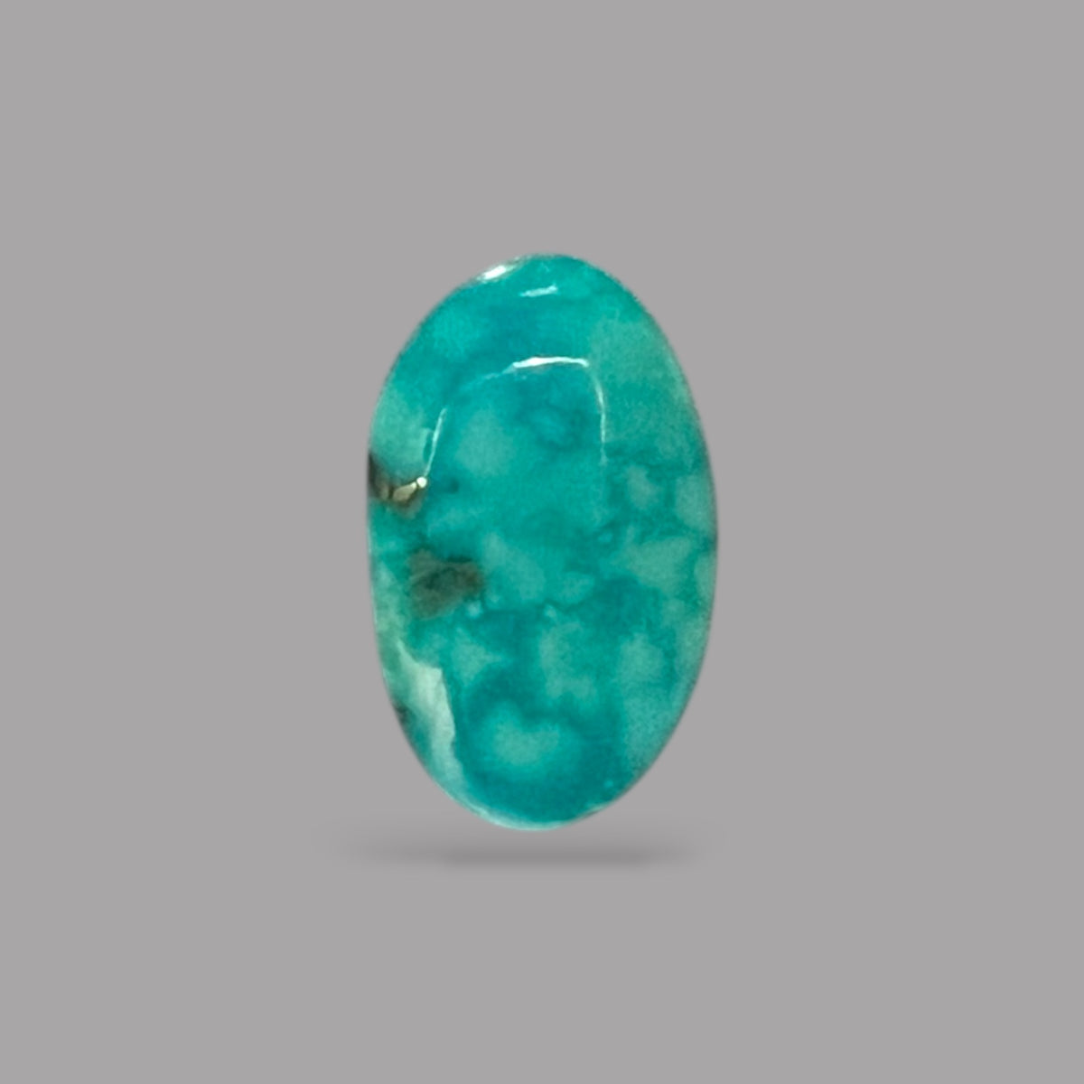 Natural Turquoise Stone 2.25 Carats 14.2 x 8.6 x 2.4 mm in Oval