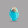 Natural Turquoise Stone 2.48 Carats 12.5 x 8.4 x 4.2 mm in Oval