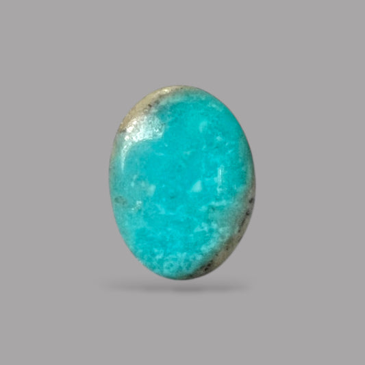 Natural Turquoise Stone 2.51 Carats 10.9 x 8.2 x 3.9 mm in Oval