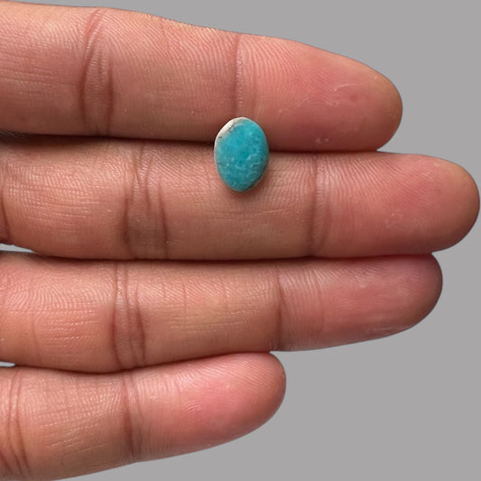 Natural Turquoise Stone 2.51 Carats 10.9 x 8.2 x 3.9 mm in Oval