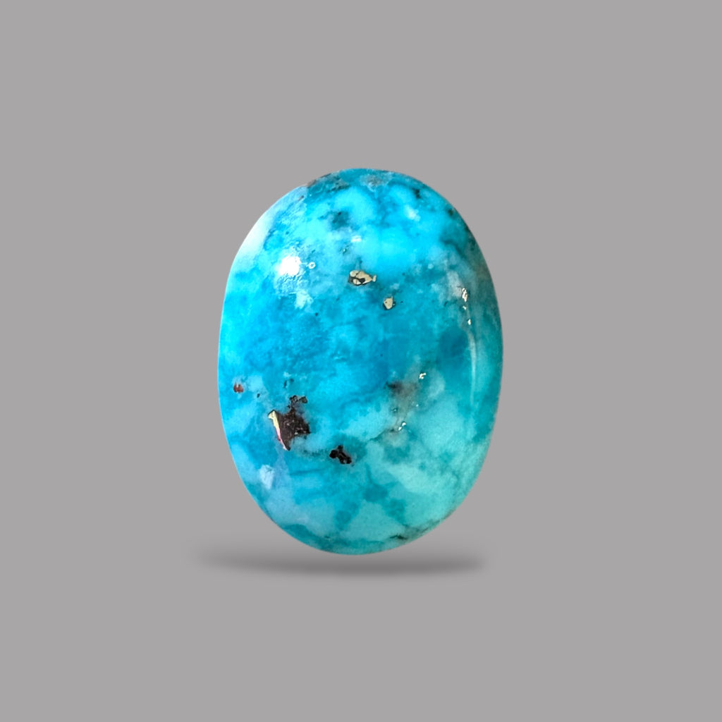 Natural Turquoise Stone 2.95 Carats 11.5 x 8.5 x 4 mm in Oval