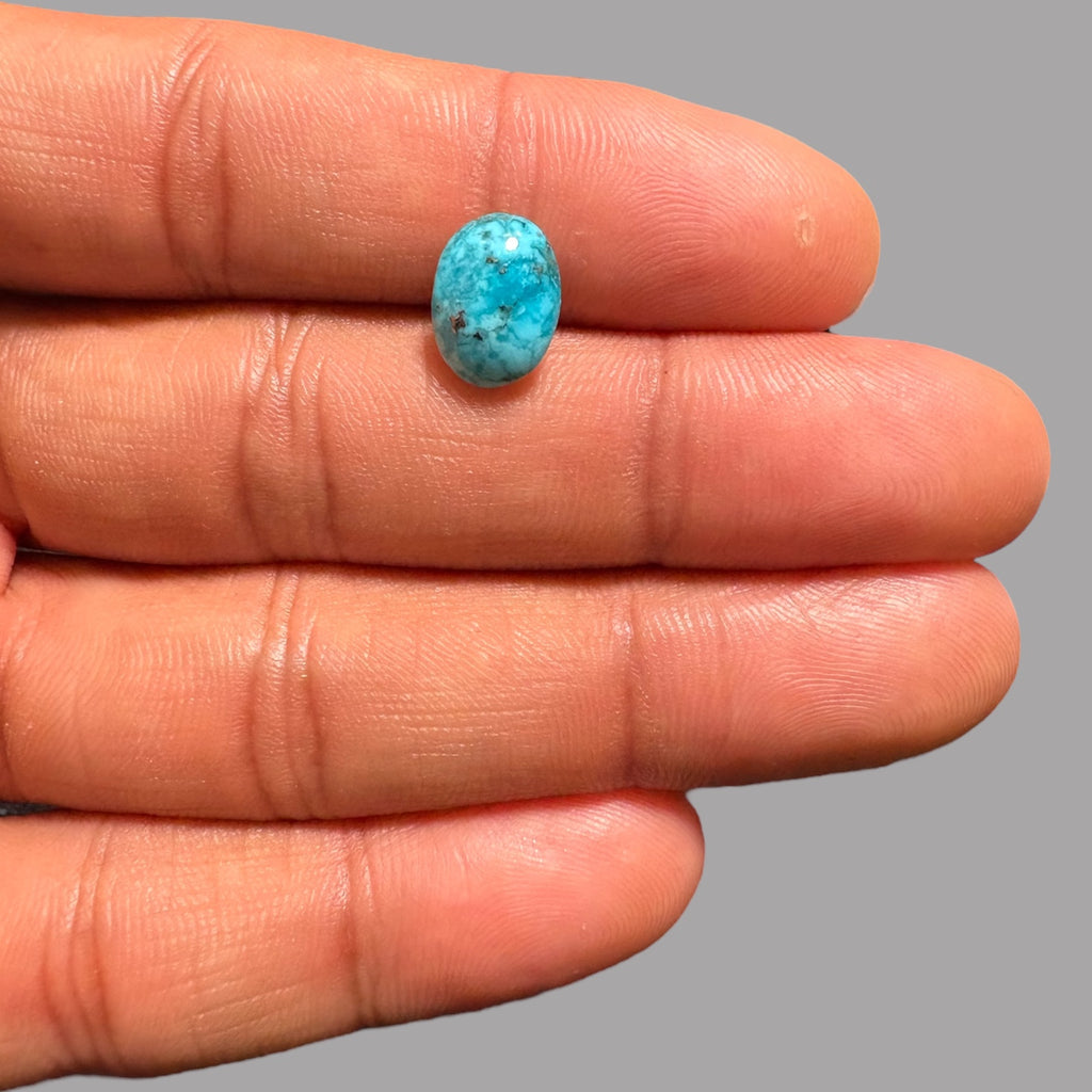 Natural Turquoise Stone 2.95 Carats 11.5 x 8.5 x 4 mm in Oval