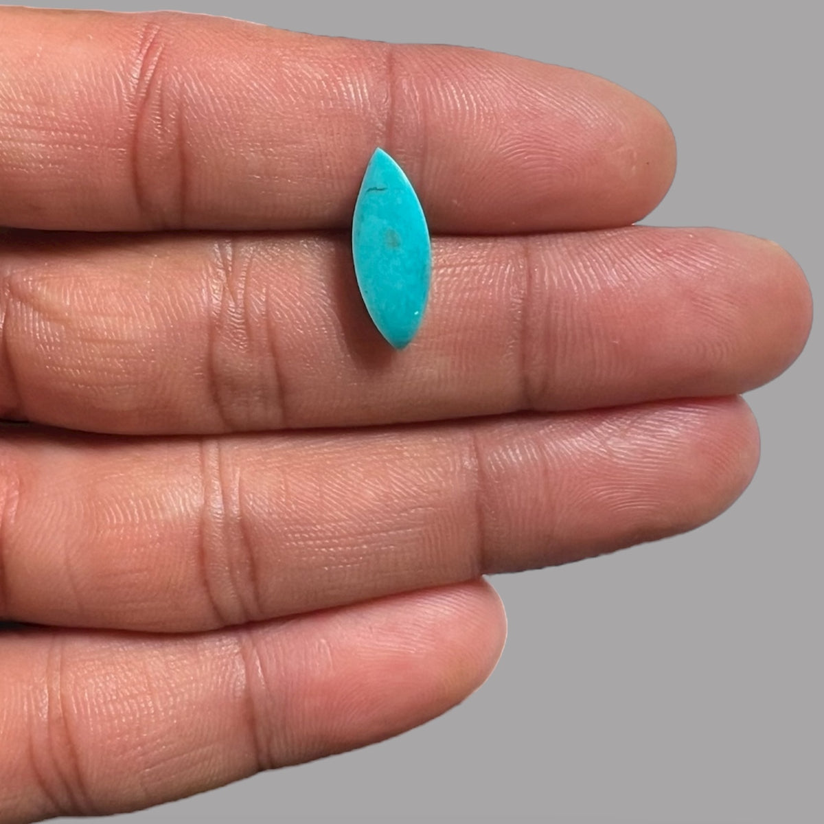 Natural Turquoise Stone 3.45 Carats 17.7 x 6.6 x 4.3 mm in Marquise