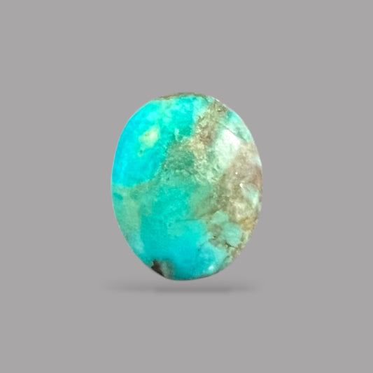 Natural Turquoise Stone 3.63 Carats 14.5 x 8.3 x 4 mm in Oval