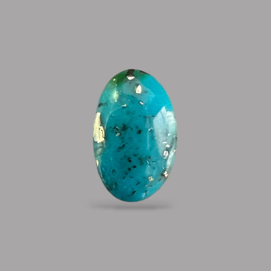Natural Turquoise Stone 3.80 Carats 13.2 x 9.5 x 4.5 mm in Oval