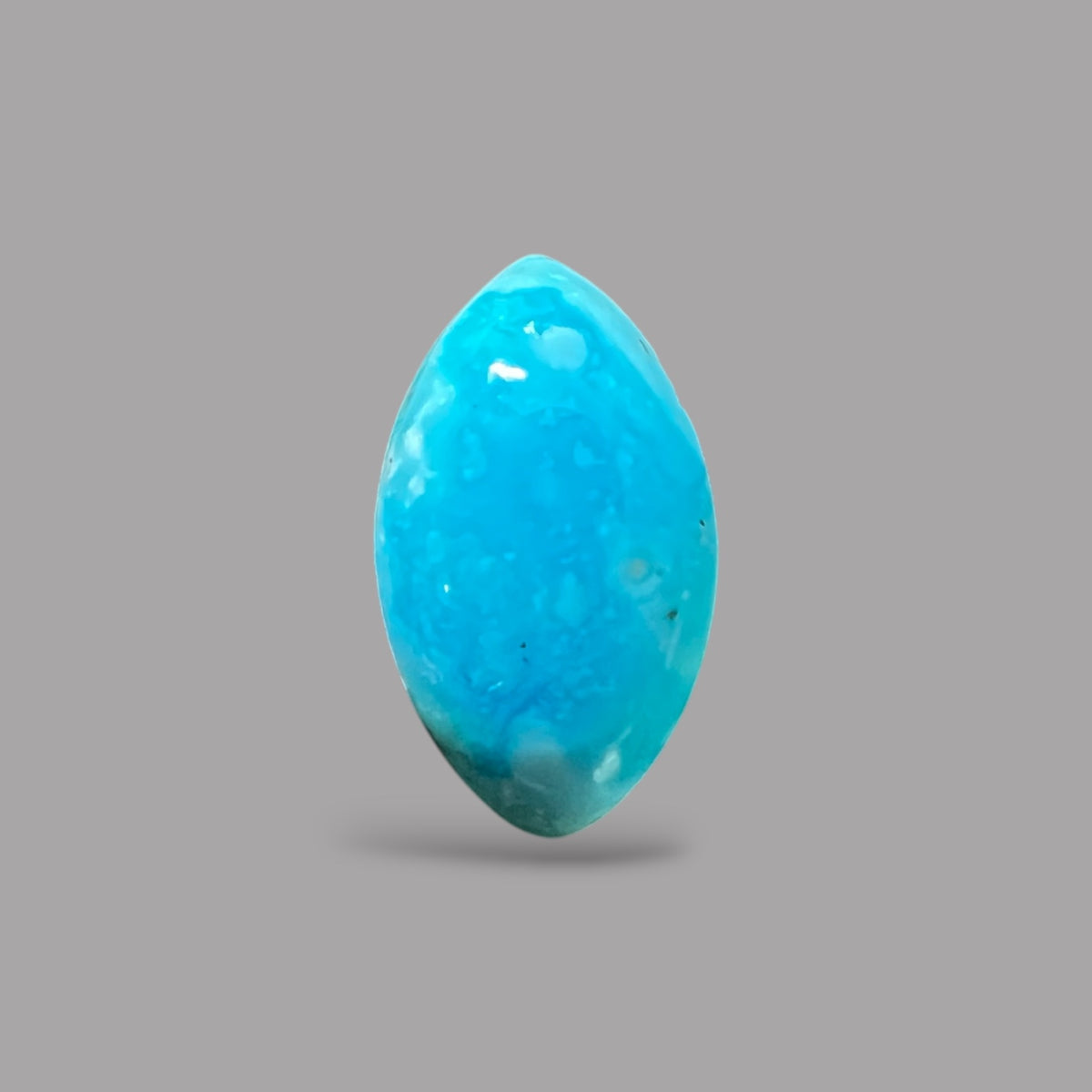 Natural Turquoise Stone 3.80 Carats 13.9 x 7.8 x 4.9 mm in Marquise