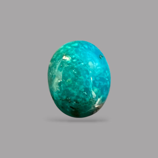 Natural Turquoise Stone 4.01 Carats 14 x 9.2 x 5.3 mm in Oval