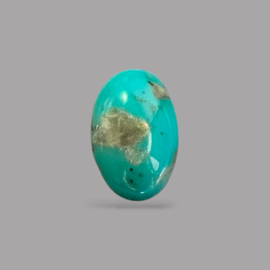Natural Turquoise Stone 4.20 Carats 13.4 x 9.6 x 4.6 mm in Oval